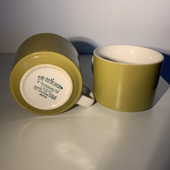 VINTAGE | Mikasa Mugs Green - Picture 3 of 7
